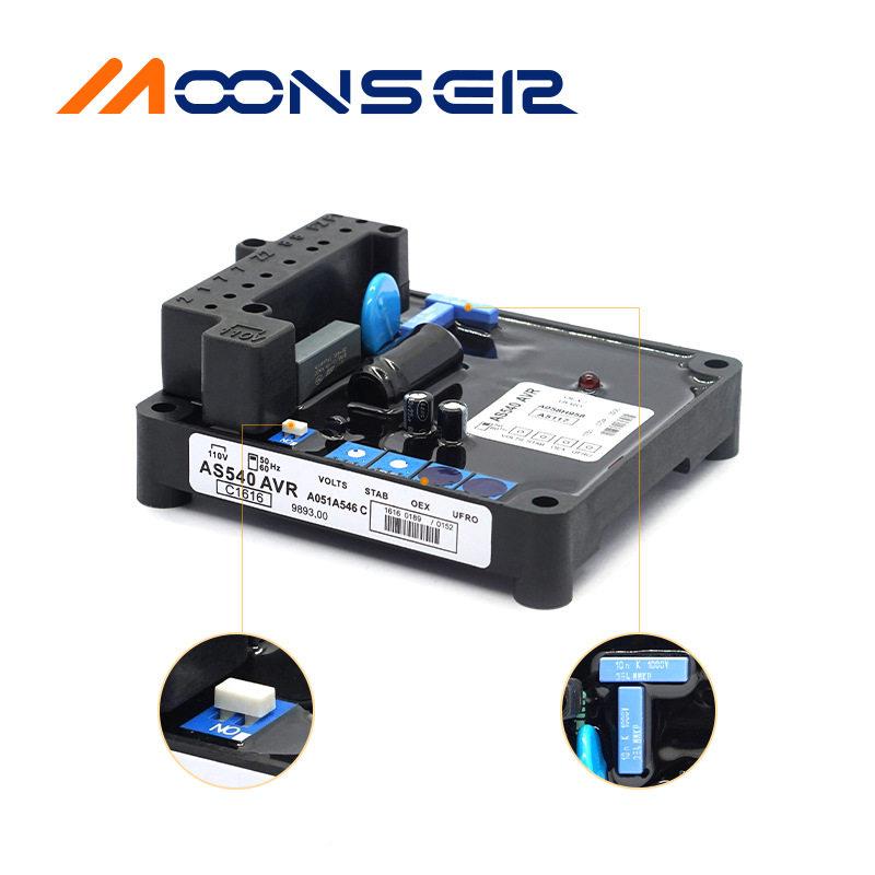 AS540调压板机柴油发电无刷同步自动电压AVR-AS54调节器厂家A-直