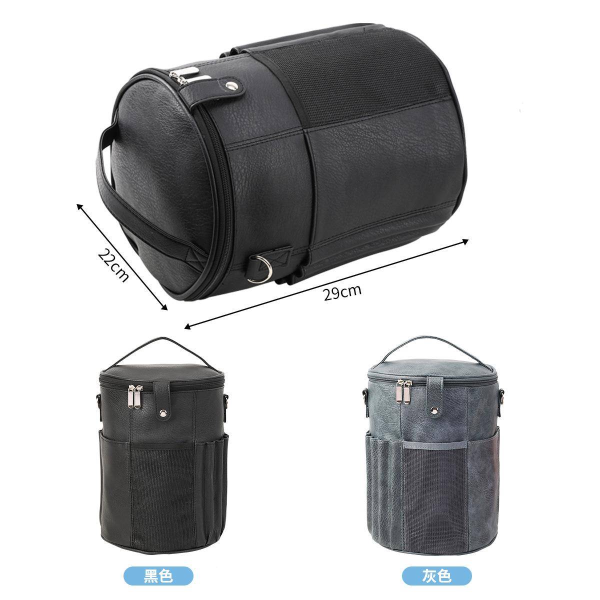 毛线YLB系列收纳袋PU圆桶毛线钩整针棒针收纳包能容量多功编织工