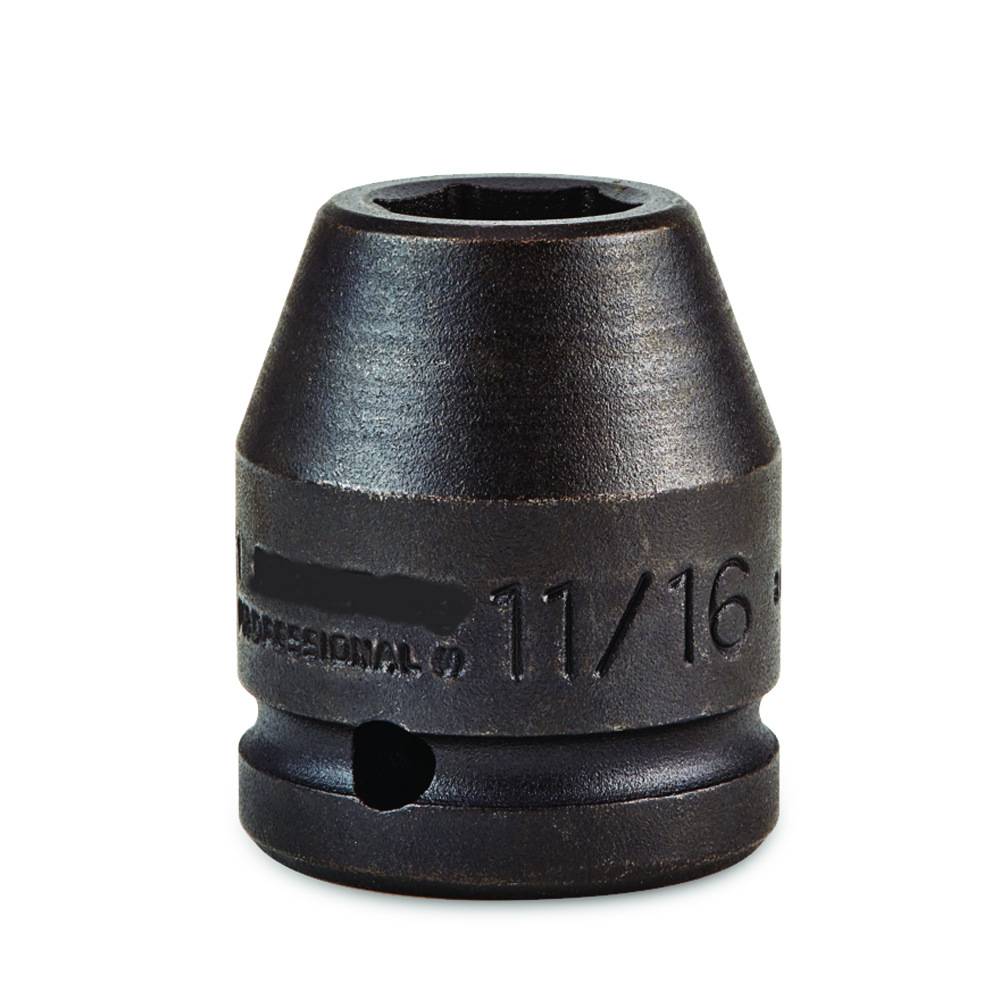 1寸方口 25mm系列英制六角冲击套筒 尺寸1-7/16寸 J10023