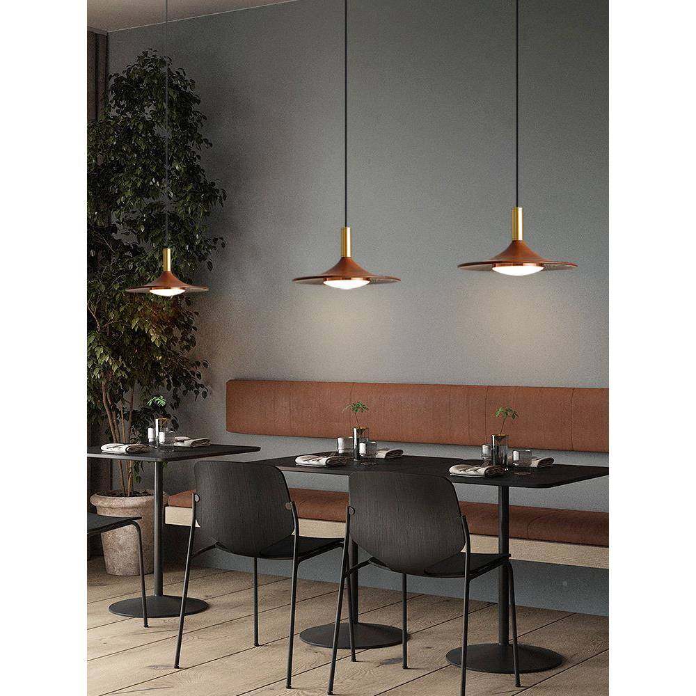 式餐东厅吊灯三日头简约飞碟吧台灯胡桃木广中山灯YSC-DH82卧具室,家装灯饰光源,智能吊灯,淘宝优惠券,粉丝福利购,淘宝优惠卷