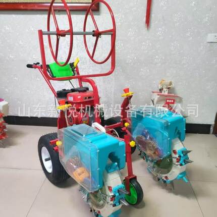 自走手推玉米豆播种机7YQJ0汽油高粱播种机式多功能施肥播大种1机