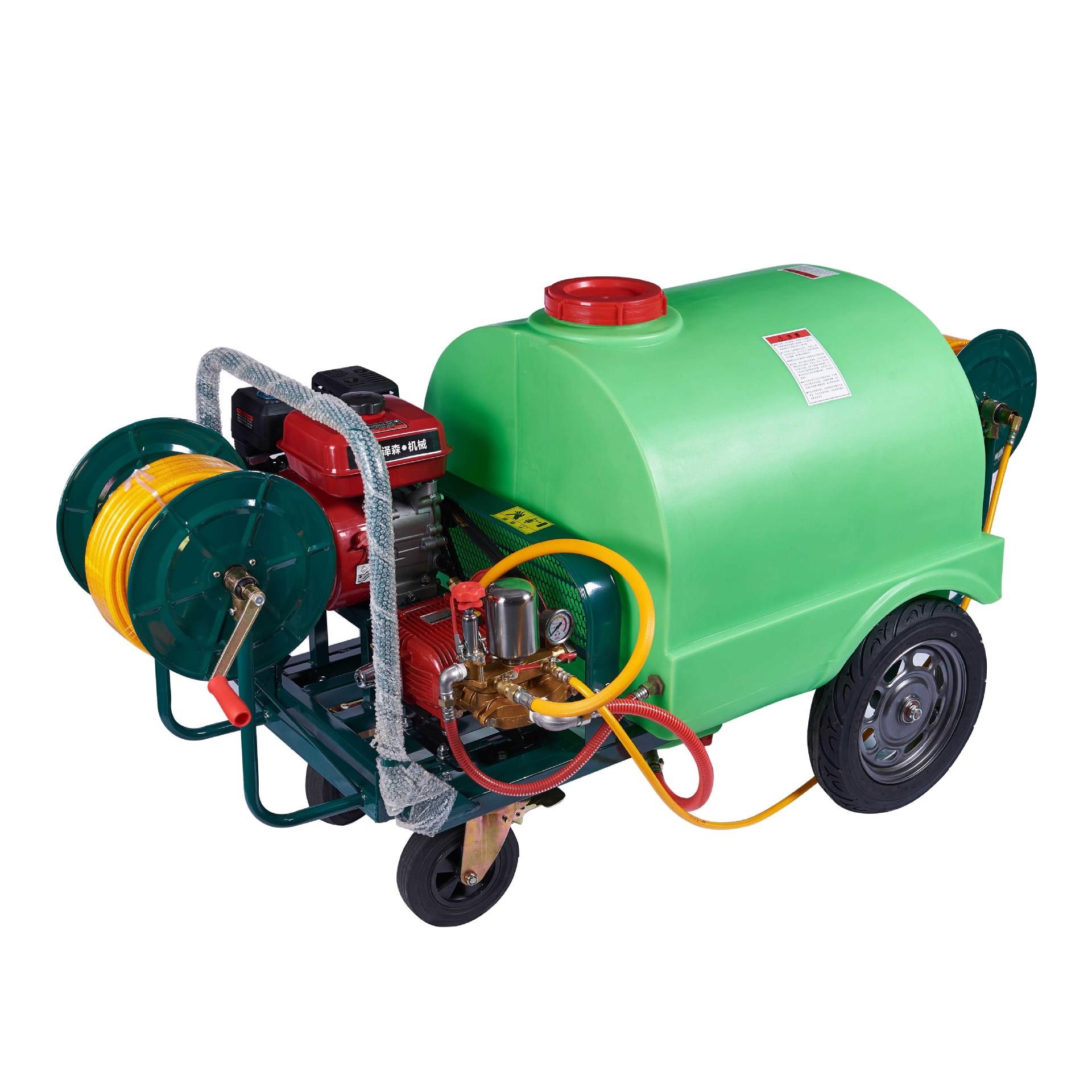 推车式手推式打药机00L高压喷灌植保农用汽油动力喷雾器打药车