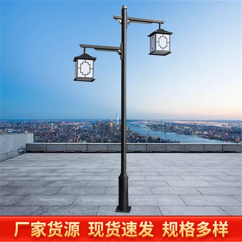 竹节灯 仿竹子路灯 绿色立柱灯 农家乐路灯生态园路灯景区公园灯