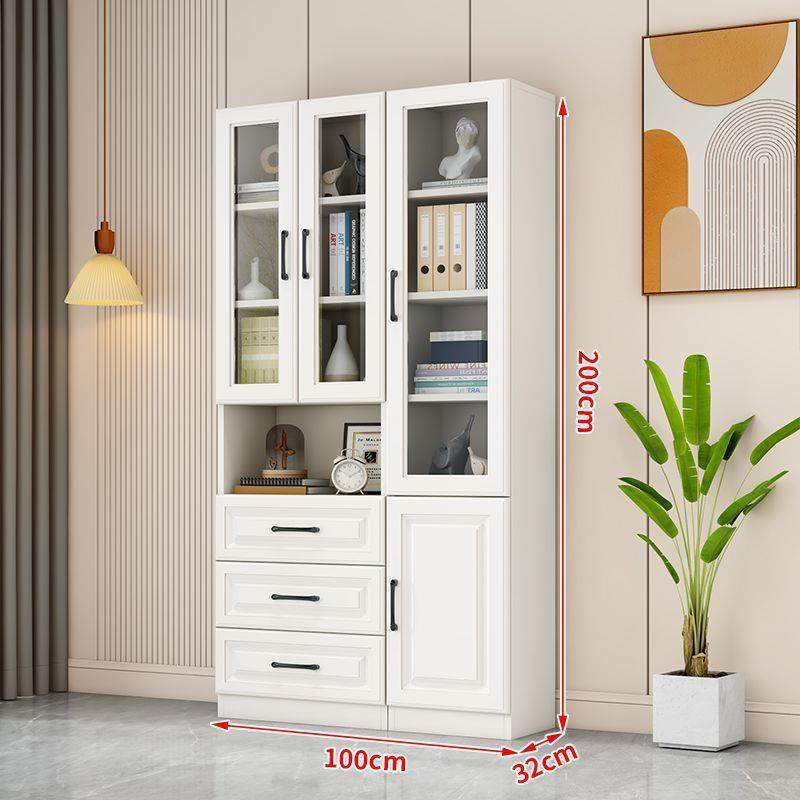 实木组合书柜书架落地柜子储物柜办公文件收纳柜档案柜书橱收藏柜,商业/办公家具,办公储物柜,淘宝优惠券,粉丝福利购,淘宝优惠卷