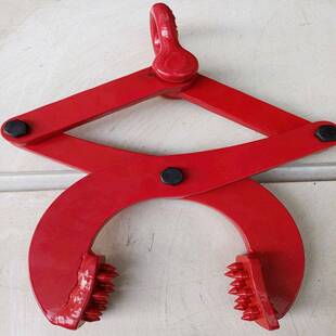 德国进口钻板夹木托夹钳托盘夹2吨1T3吨5T卸货柜牵引器木箱夹子起