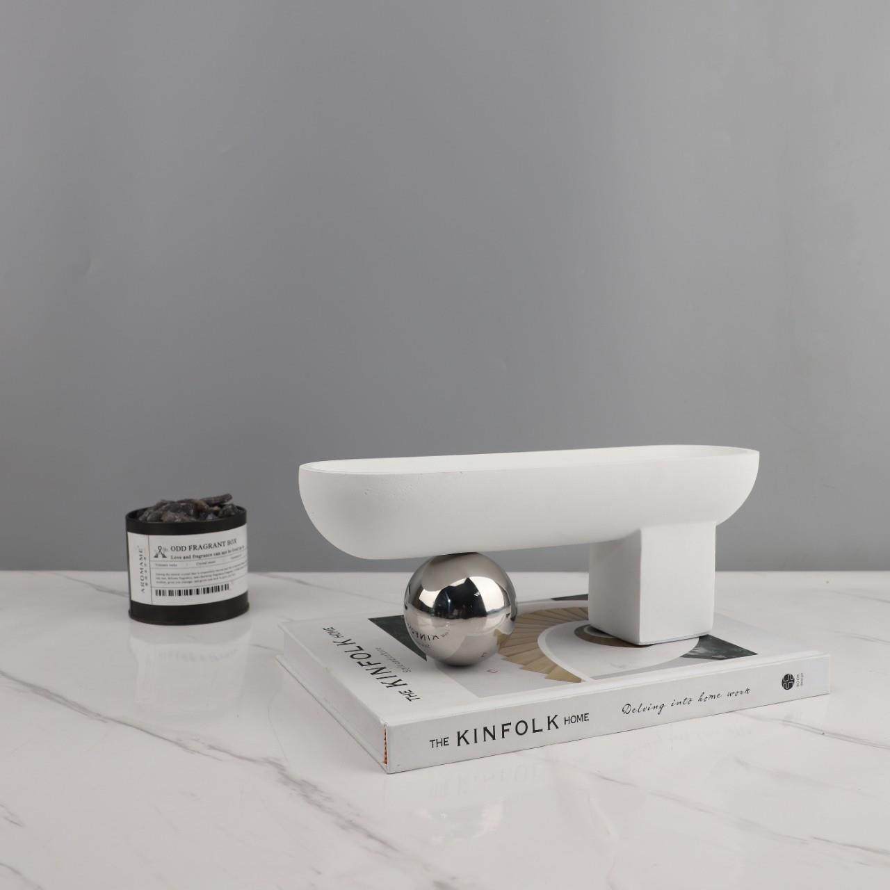 欧式轻奢几何小托盘摆件客厅茶几玄关电视柜样板间家居果盘装饰品,家居饰品,装饰摆件,淘宝优惠券,粉丝福利购,淘宝优惠卷