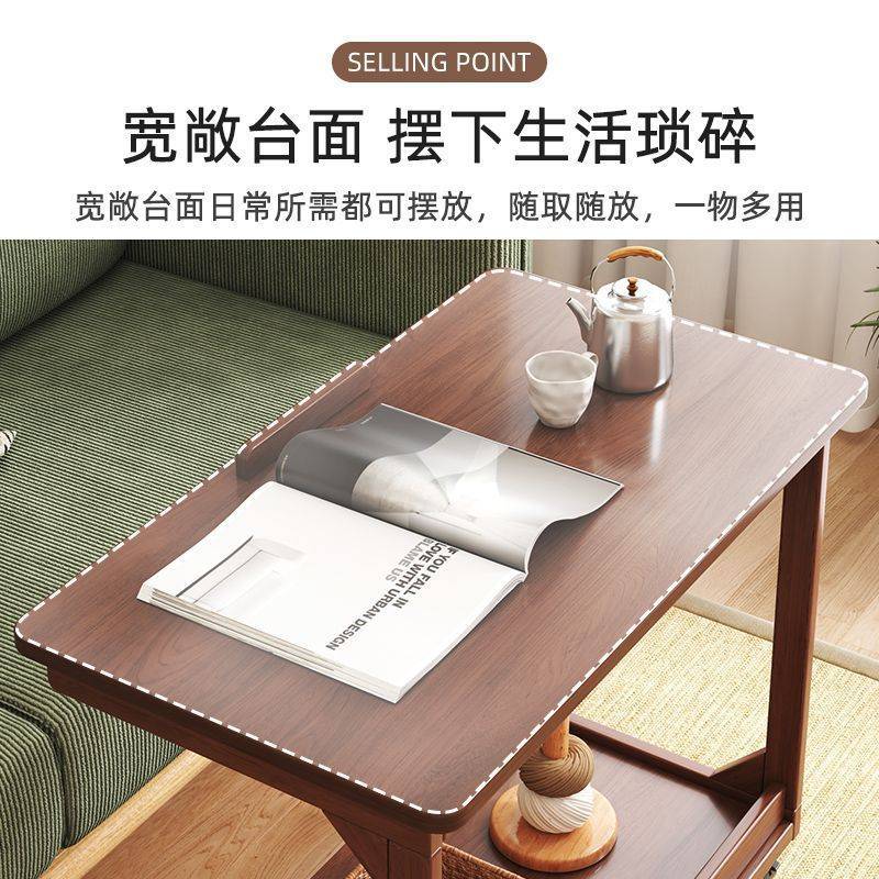 床边桌可移动卧室小桌子懒人书桌笔记本写字桌客厅折叠桌可折叠