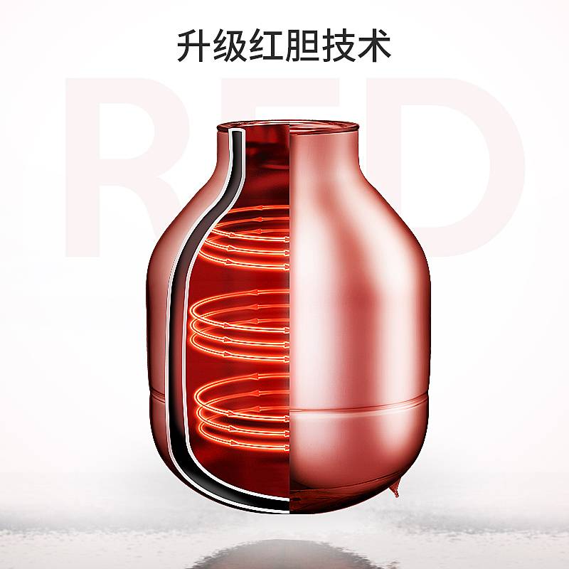保温壶家用小型暖壶玻璃内胆热水壶红色2025新款学生宿舍瓶