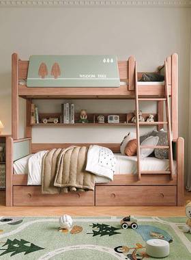 Fl7546s全实床木儿功童床多能上下床高低小型家用双层床子母户床