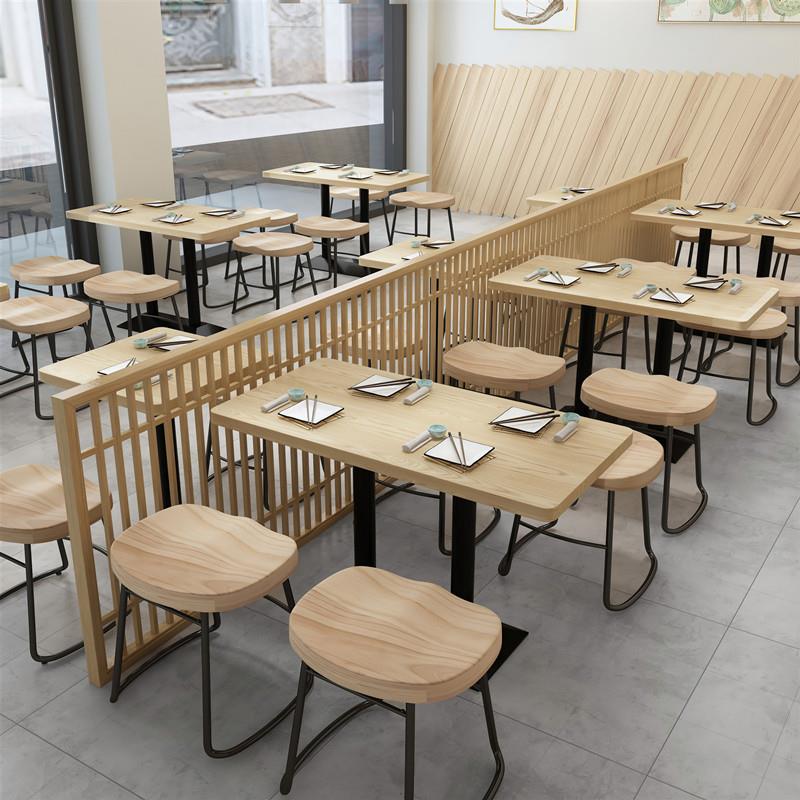 连锁餐饮小吃甜品食堂桌椅组合面馆螺蛳粉麻辣烫快餐店商用餐桌椅