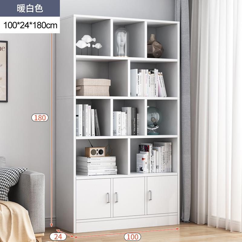子KA书架书简约落地学生柜家用卧物室省空间收纳柜小储柜置G3C物