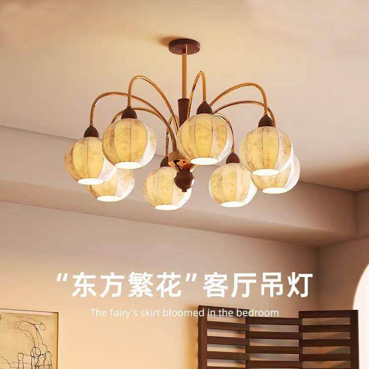 东方繁花布艺客厅吊灯法式复古中古餐厅卧室新款大气枝形大厅主灯,饰品/流行首饰/时尚饰品新,其他DIY饰品配件,淘宝优惠券,粉丝福利购,淘宝优惠卷