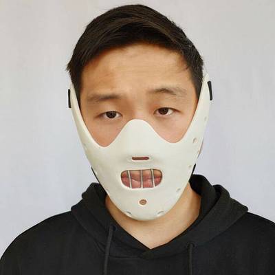 沉默的羔羊汉尼拔面具万圣节影视面罩The Silence of the Lambs