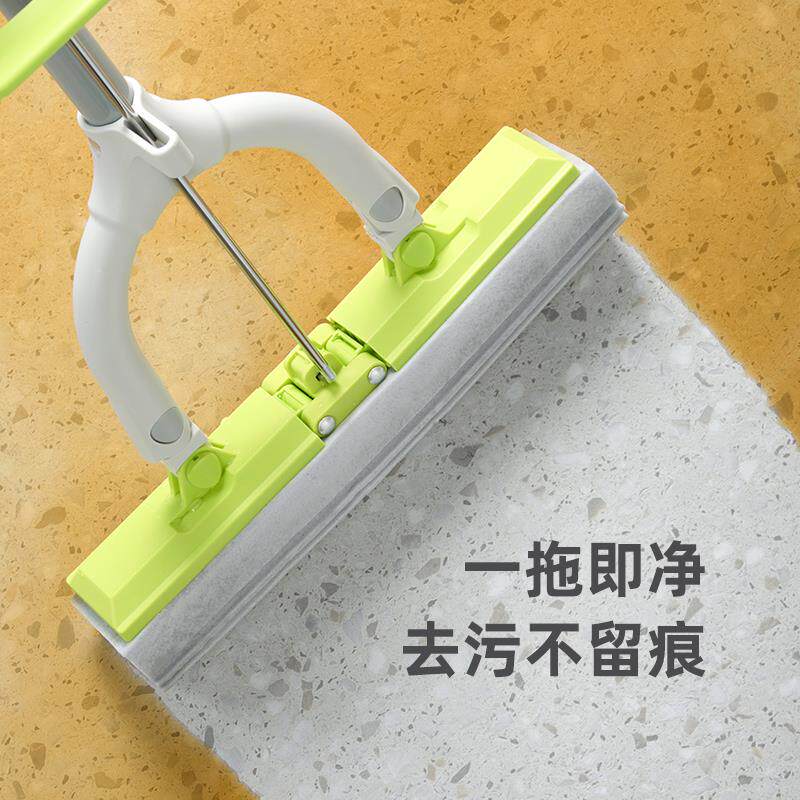 Q海拖把家用一拖净485Z吸水免手洗绵拖布卫替生间挤水胶棉换