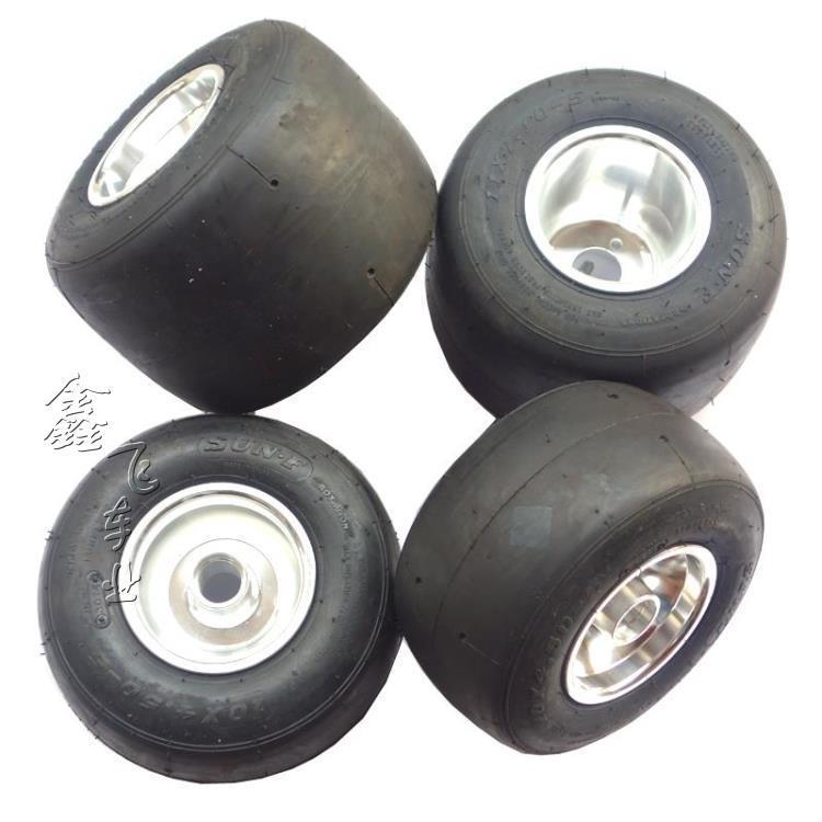 漂移车改装5寸真空胎卡丁车改装11×7.10-510×4.50-5寸轮胎轮毂