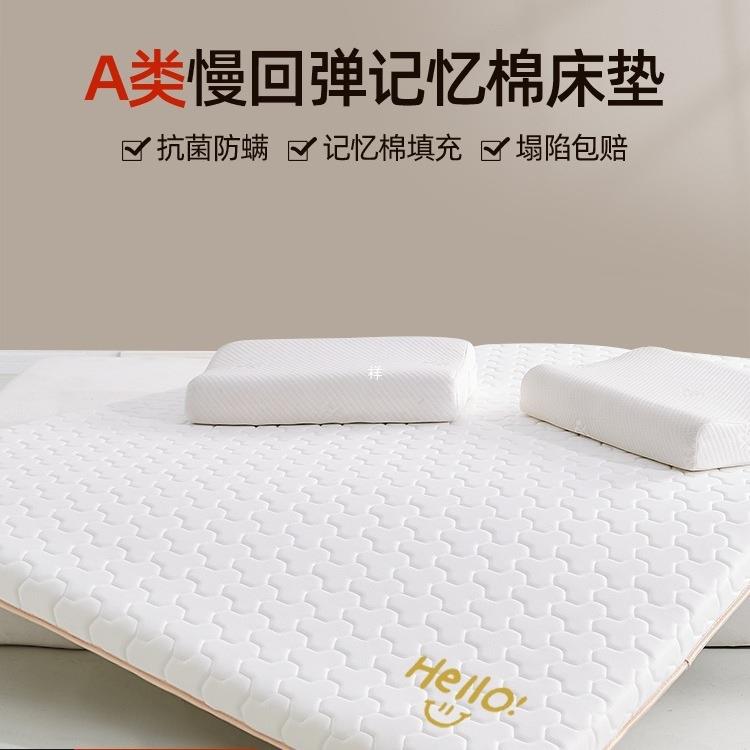 ll新款记忆棉床垫家用软垫卧室榻榻米薄款学生宿舍单人租房海绵祥