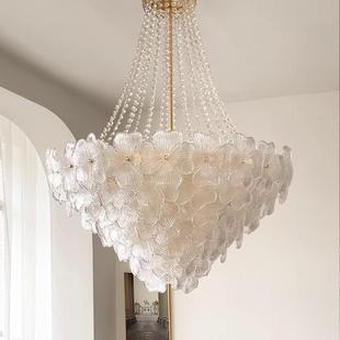 美式 现代古典酒店餐厅婚礼大厅水晶房间吊灯 轻奢别墅客厅吊灯欧式