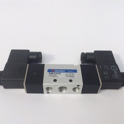包邮台湾新恭二位五通电磁阀BM520D BM520 BM530-02D 气阀控制阀