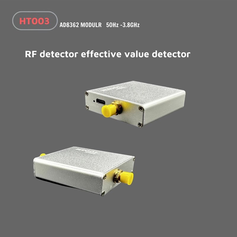 HT003 有效值射频对数检波器 50Hz-3.8GHz内置AD8362模组65dB相位