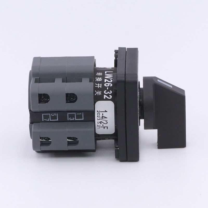 万能转换开 关LW26-32F 1-4/2四档两节单线 线4路电源切换调