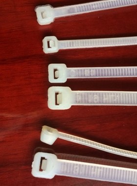 白色自锁式尼龙扎带 塑料扎带 捆扎带 束线带 强力扎带 华隆扎带