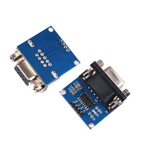 欣薇 RS232转TTL模块2代DB9母头模块 下载线MAX3232串口刷机板