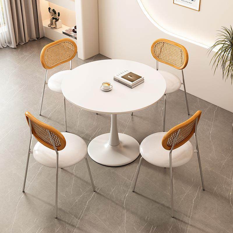 洽谈圆桌餐桌家用书桌电脑桌客厅办公桌卧室学习桌小户型写字桌子