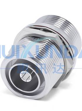 L29-KKY DIN母转母带螺母固定穿墙式连接器 DIN-KKY 7/16双母头