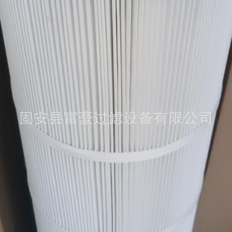 筒工业除尘滤芯法式MSJ安盘装铁盖圆滤芯上装除尘滤聚酯纤兰维材