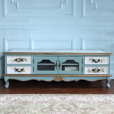 代地中14海视柜组厅合实木茶几老式简约现小电户型轻奢美式客家用