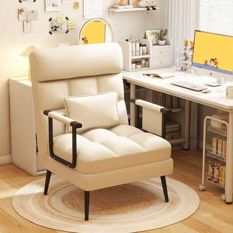 折叠躺椅办公室午休午睡床两用椅家用宿舍可躺可坐椅靠背沙发椅子