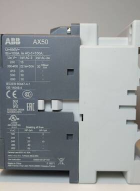 ABB AX系列交流接触器AX50-30-11-80*220-230V50Hz现货10139700