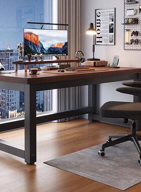 桌面加厚25mm台式电脑桌家用电竞桌长方形现代简约书桌简约办公桌