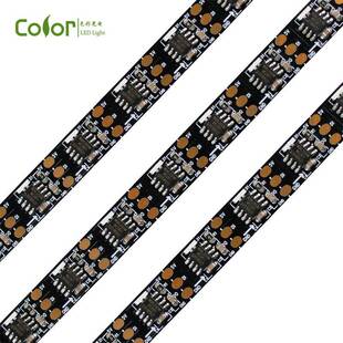 WS2811020侧发光RGB幻彩灯带60灯12V缝隙墙边装饰点控灯条