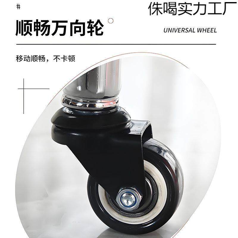 万轮小凳凳圆子加厚耐用铁架矮家用向凳746旋转儿童学步带娃滑轮