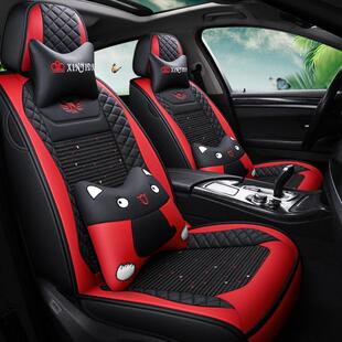 汽车坐垫四季通用全包围座套19新款皮冰丝座椅套小车2025网红座垫