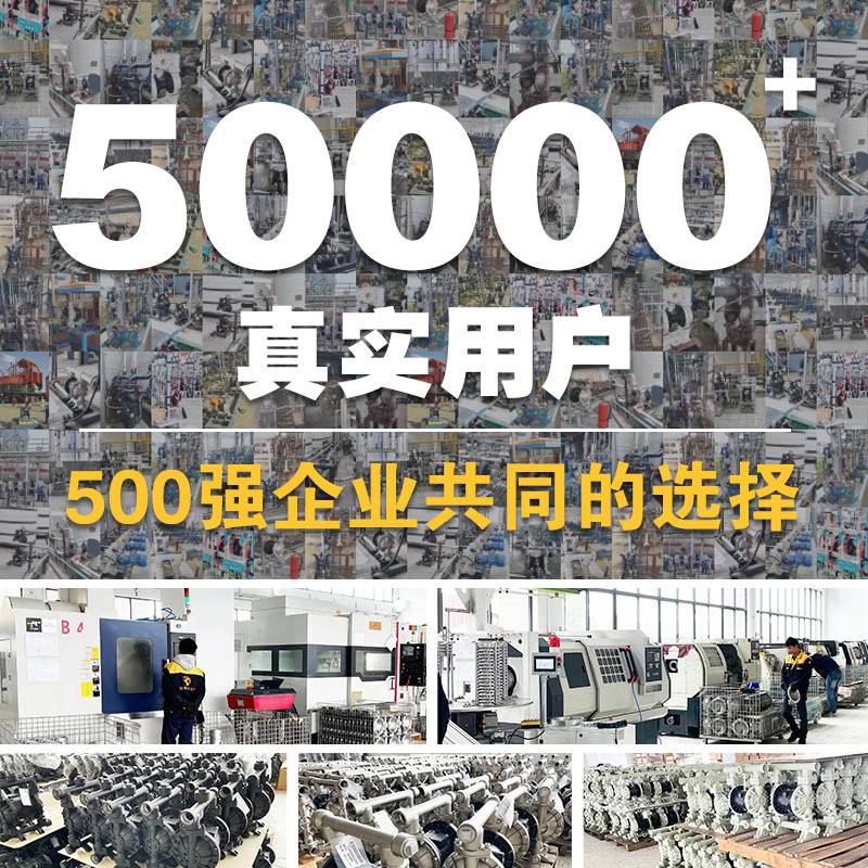 边锋集团固德牌 气动隔膜泵QBY3系列球铁铸钢材质自吸污水输送泵