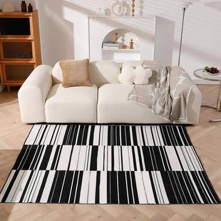 150X200棉线双面可用提花卷边地垫客厅茶几大地毯儿童房床边地毯