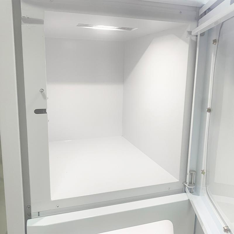 智能取餐858柜共校扫码享自外卖柜小区加热保学温消毒外卖取餐提