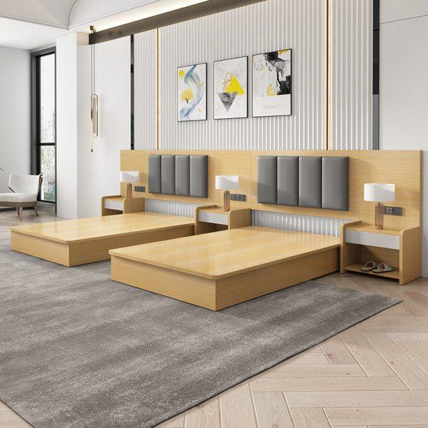 宾馆床酒店家具标间全套酒店床简约客房民宿公寓双人宾馆床,商业/办公家具,成套酒店家具,淘宝优惠券,粉丝福利购,淘宝优惠卷