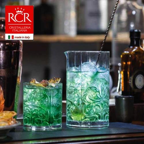 意大利RCR 水晶玻璃搅拌杯调酒搅拌杯 调酒师调酒杯鸡尾酒杯扎壶