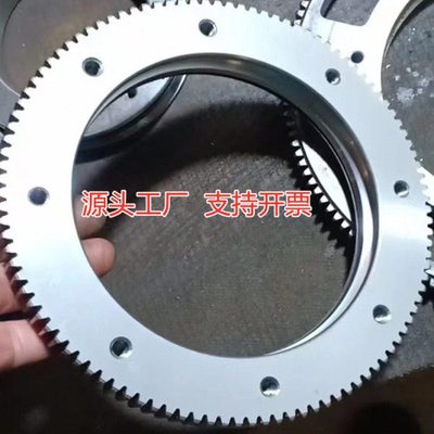 国标011外齿回转支承轴承小型载重旋转平台支撑机械转向转盘齿轮