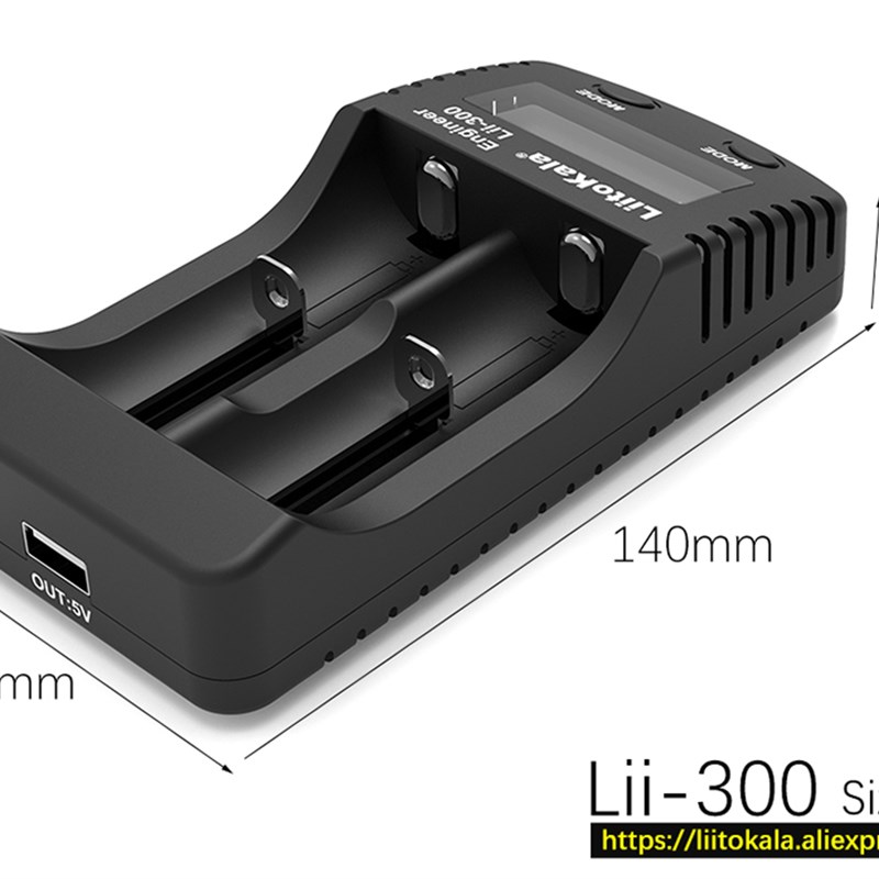 Lii30018650充电器镍氢测容量多功能智能26650锂电池21700通用5号