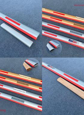 蓝卡道闸杆带灯带停车场道闸栏杆折叠带防砸胶条升降直杆bluecard