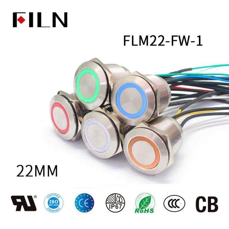 22mm金属按钮开关12V自锁自复防水圆形启动按键尾部打胶带线密封,3C数码配件,USB多功能数码宝,淘宝优惠券,粉丝福利购,淘宝优惠卷