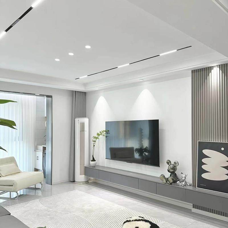 月影云之光全光谱护眼3代磁吸轨道灯嵌入式家用客厅线形灯无主灯,家装灯饰光源,轨道磁吸灯,淘宝优惠券,粉丝福利购,淘宝优惠卷