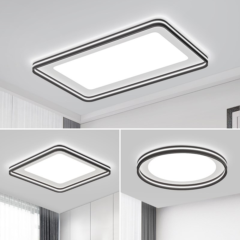 客厅客厅灯现代简约大o气吸顶灯2025新款主卧室吊灯具大全屋套餐