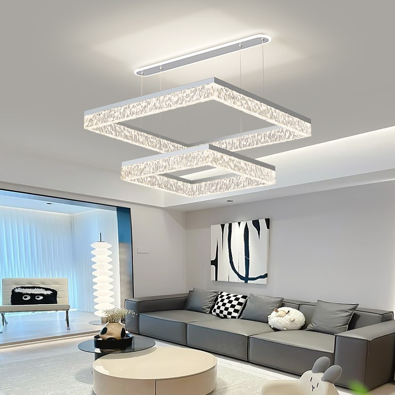 意式轻奢客厅吊灯现代简约2024E新款极简感主灯具全屋套餐组合