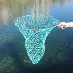 捞鱼网头抄网头超大号网兜大鱼巨大捞网大型抄网超青鱼不锈钢捞网