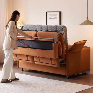 高端沙发床折叠两用2025年新款小户型客厅书房一体两用带床垫双人